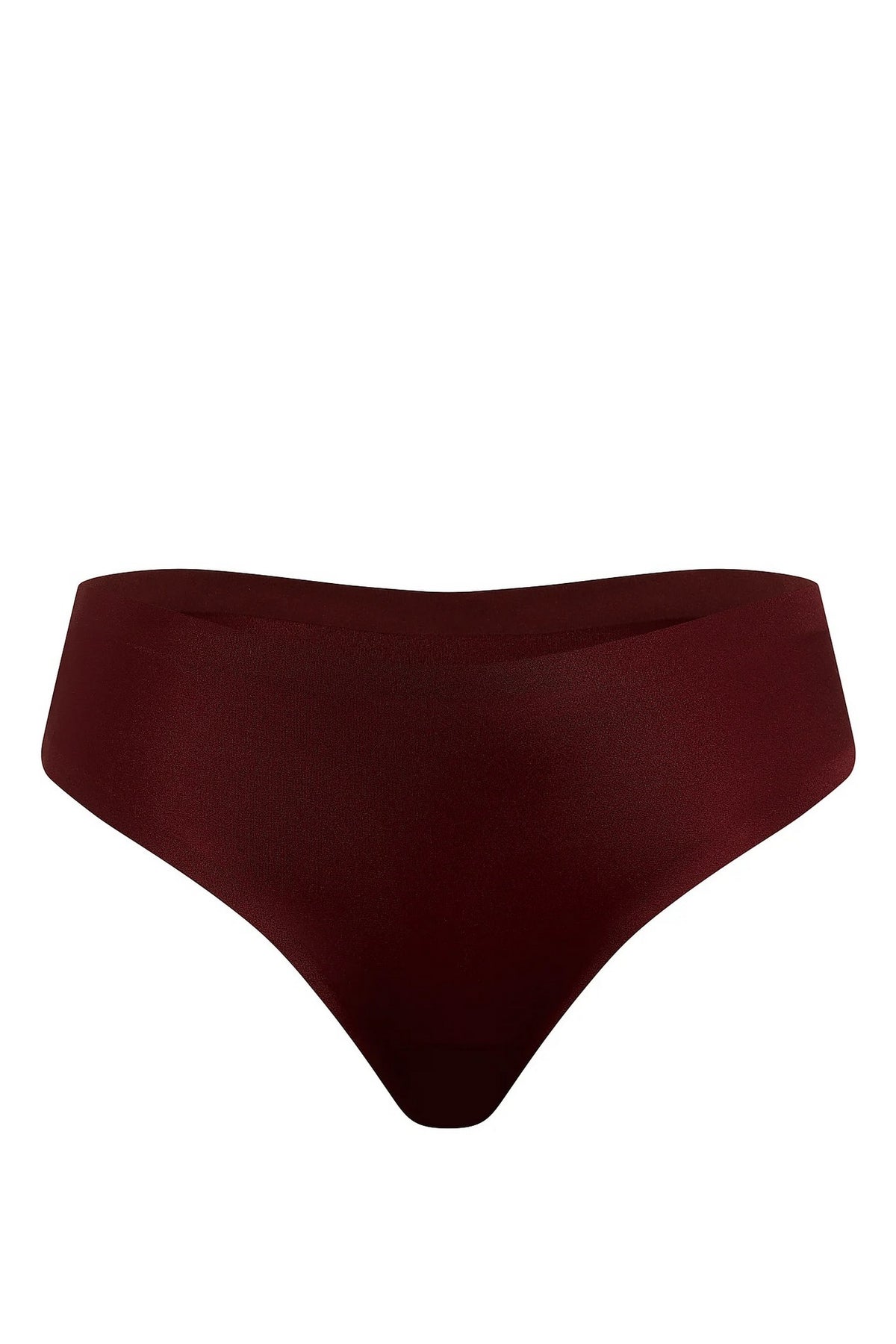 Безшовні трусики стрінги 80149322 brown Victoria`s Secret