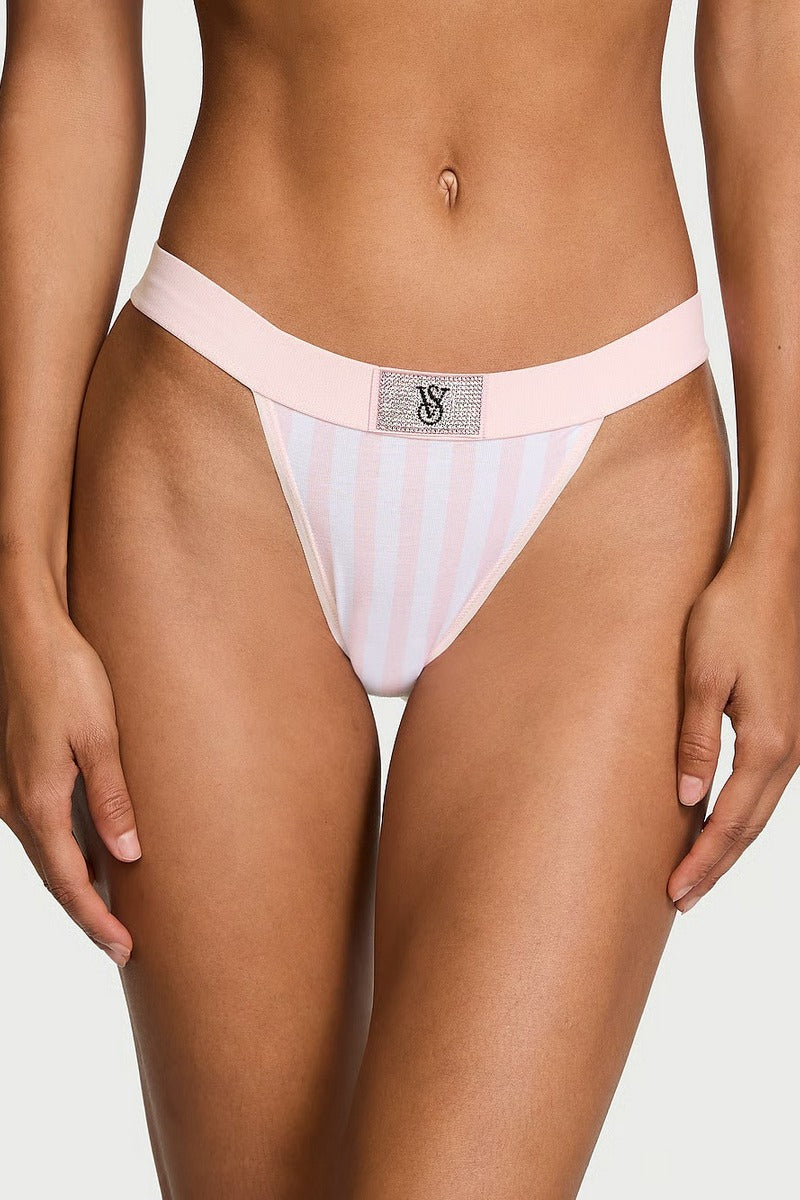 Хлопковые трусики танга 806392194 rose