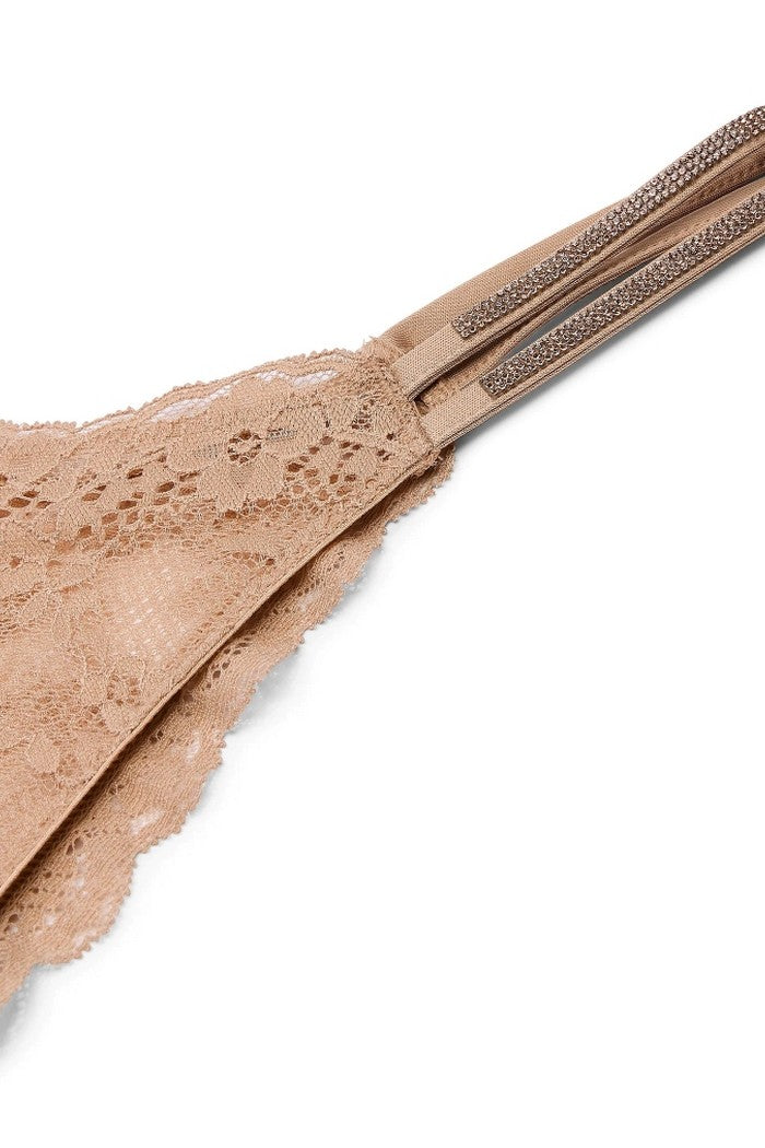 Трусики танга зі стразами 819727642 beige