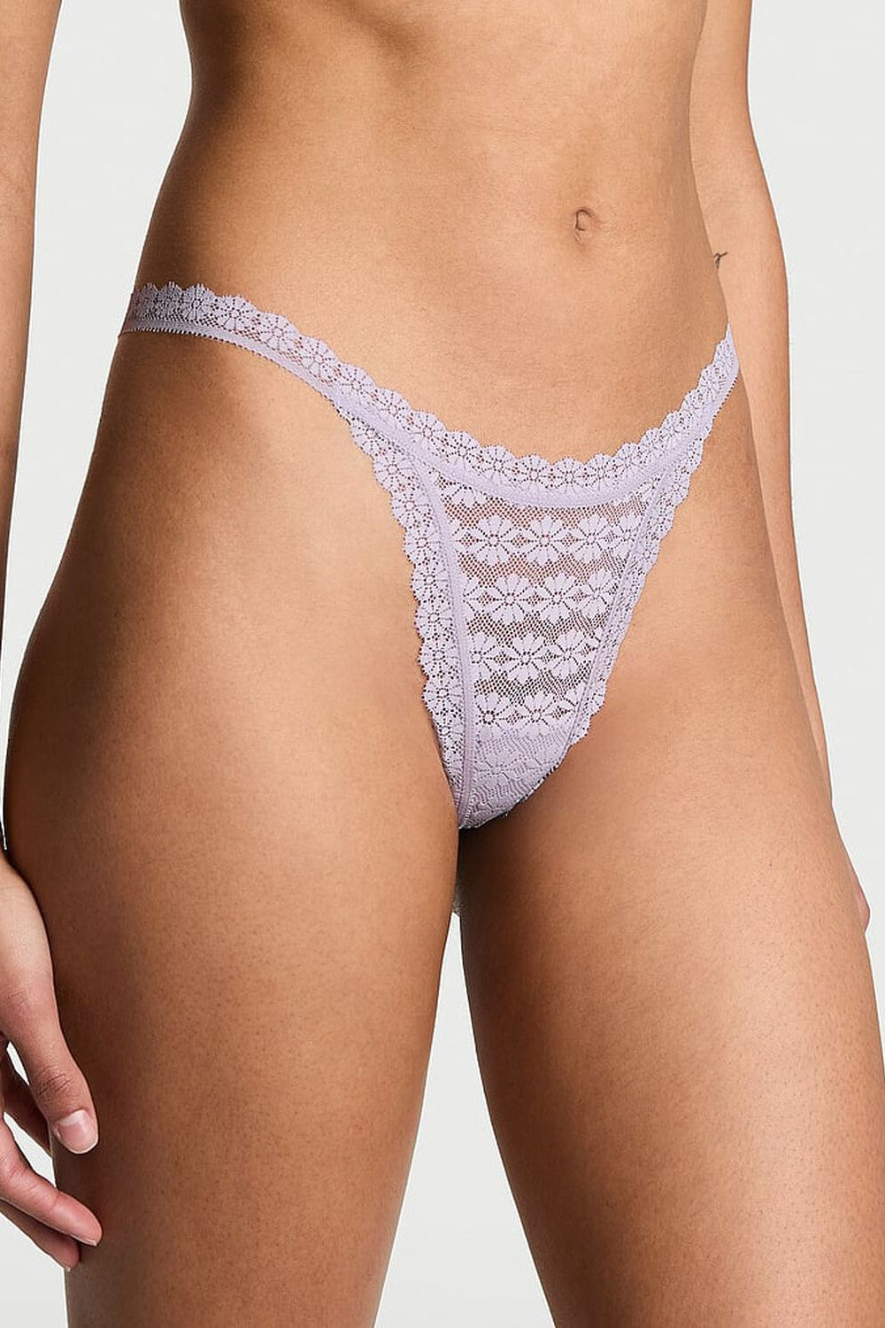 Кружевные трусики стринг 840580751 lilac