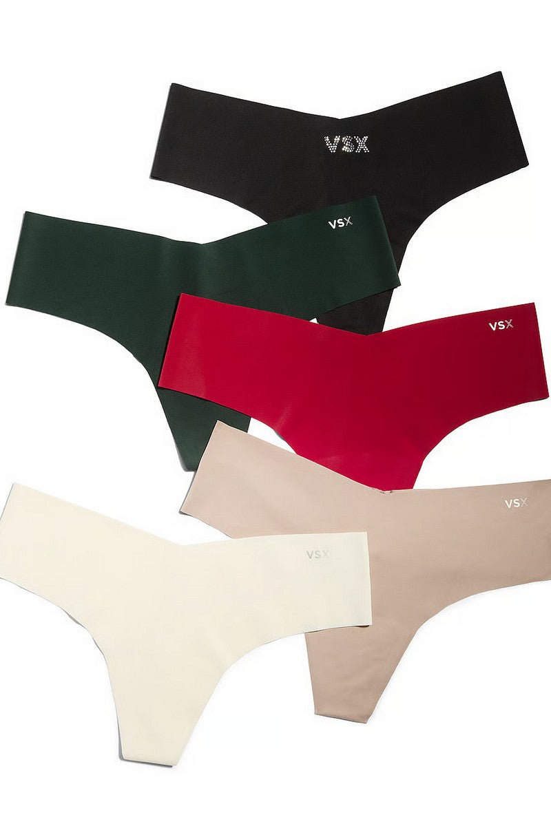 Безшовні трусики стрінги 842313392 (5 шт.) multi