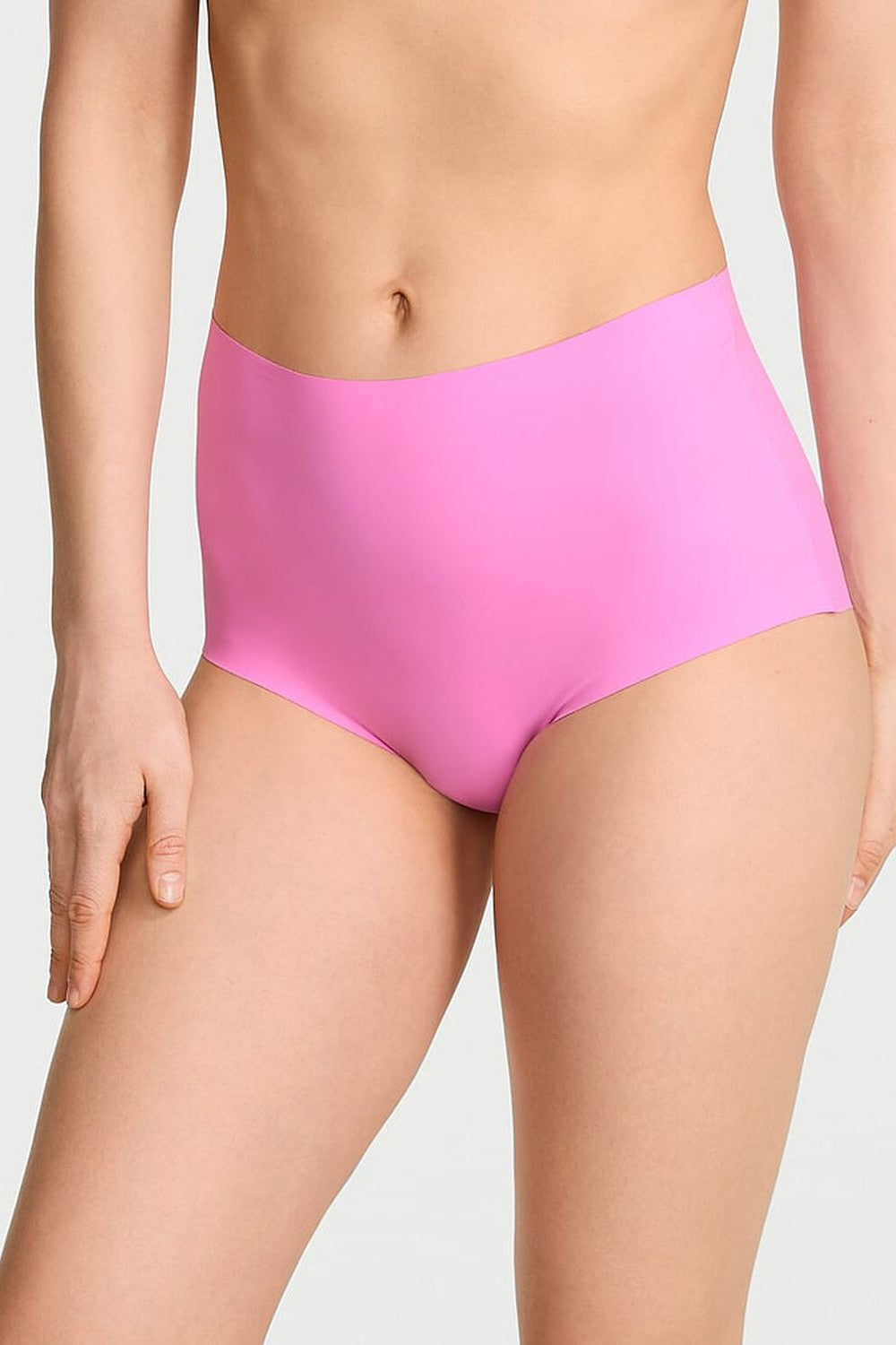Безшовні трусики бріфі 843482256 pink Victoria`s Secret