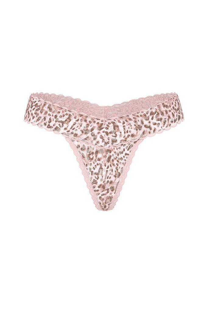 Мереживні трусики стрінги 849330436 leopard Victoria`s Secret