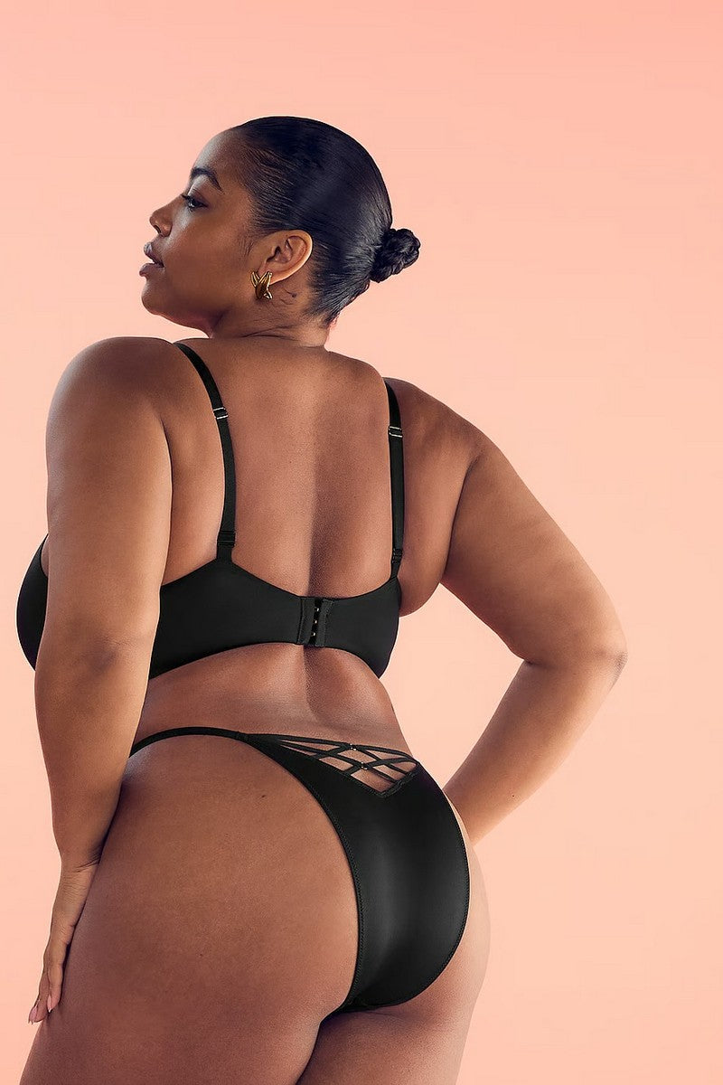 Гладкие трусики танга 856066226 black