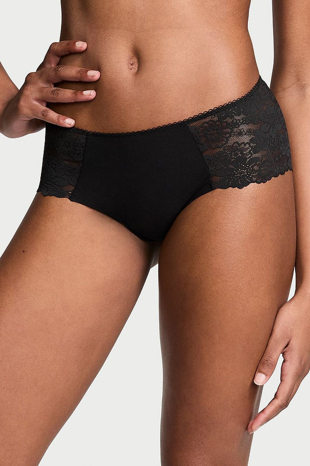 Шортики з мереживом 857351603 black
