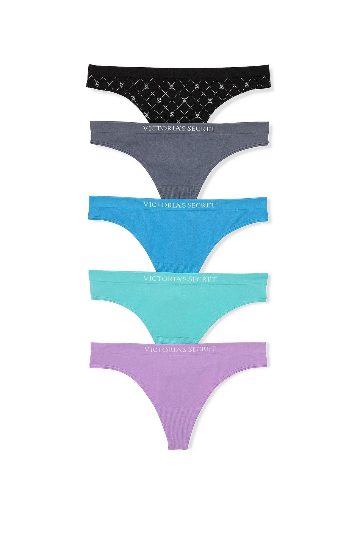 Трусики стрінги 858332465 (5 шт.) multi Victoria`s Secret