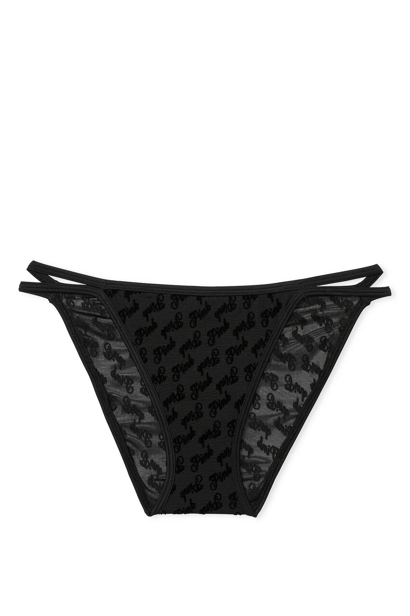 Трусики бикини из микросетки 863247329 black