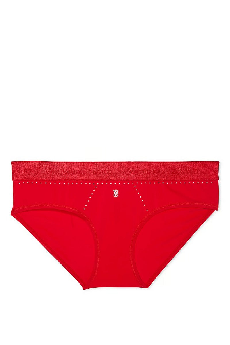 Трусики слип со стразами 865713625 red