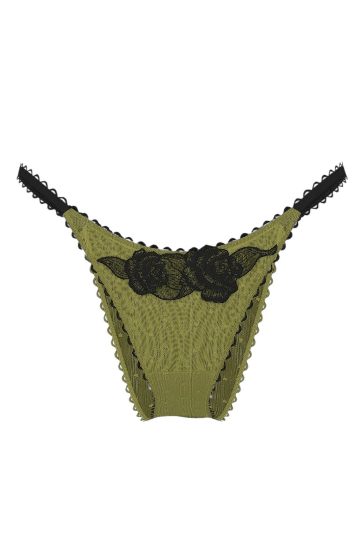 Трусики танга из микросетки 869796310 green