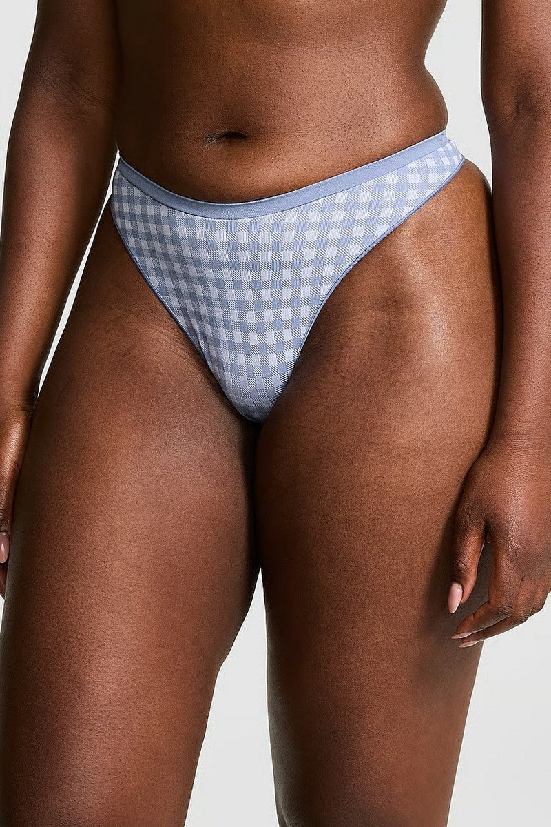 Трусики стринг с принтом 871295525 blue