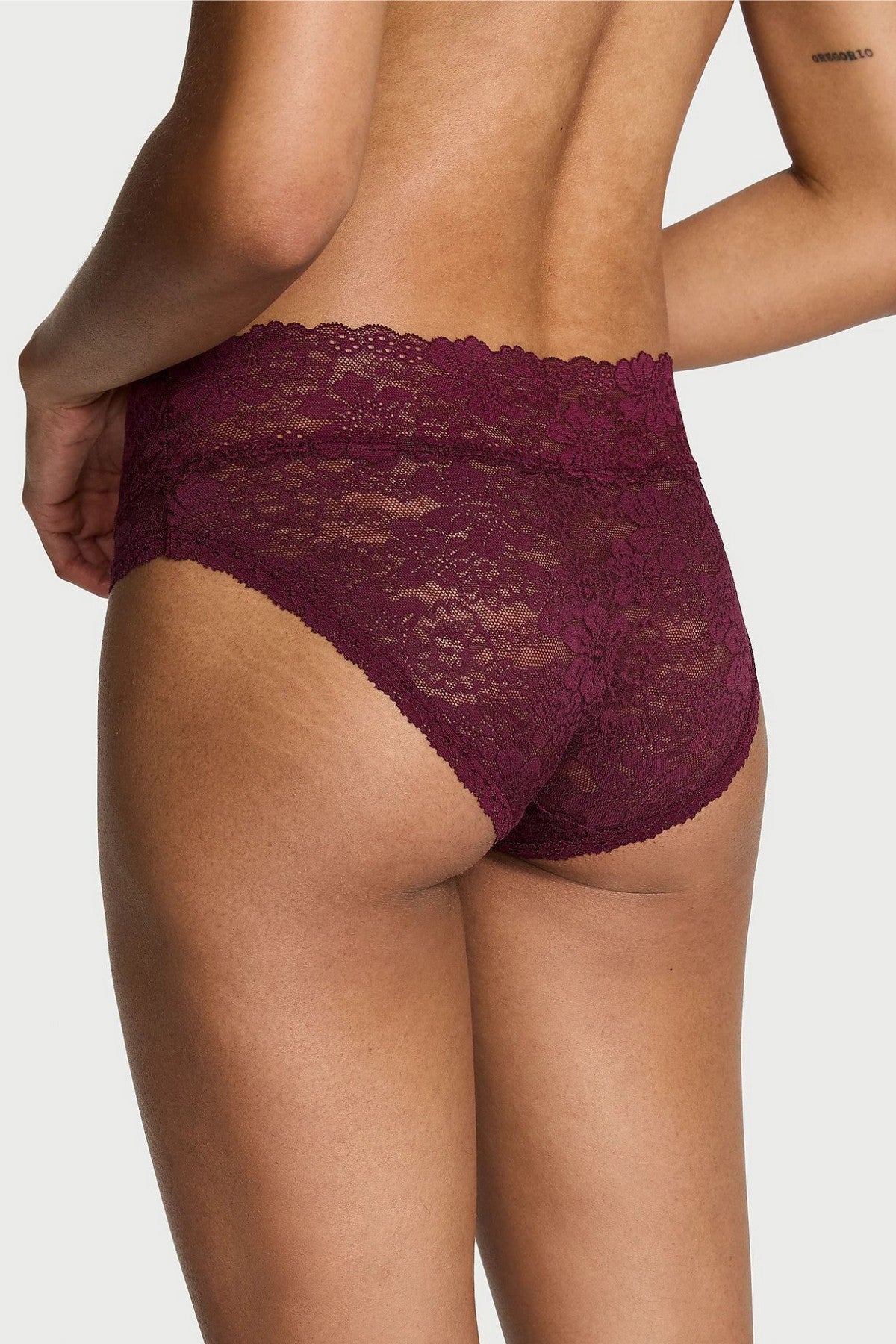 Кружевные трусики слип 87148158 bordo