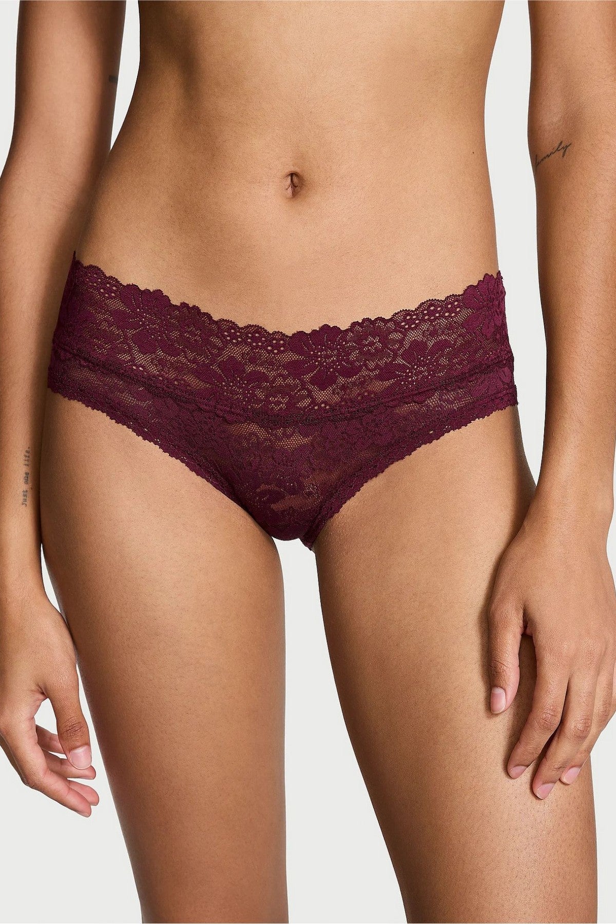 Кружевные трусики слип 87148158 bordo