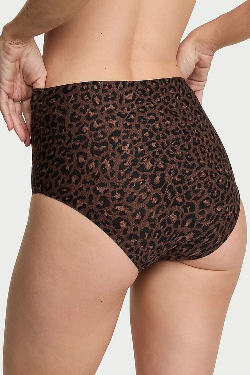 Гладкі трусики брифи 874769673 leopard Victoria`s Secret вигляд ззаду