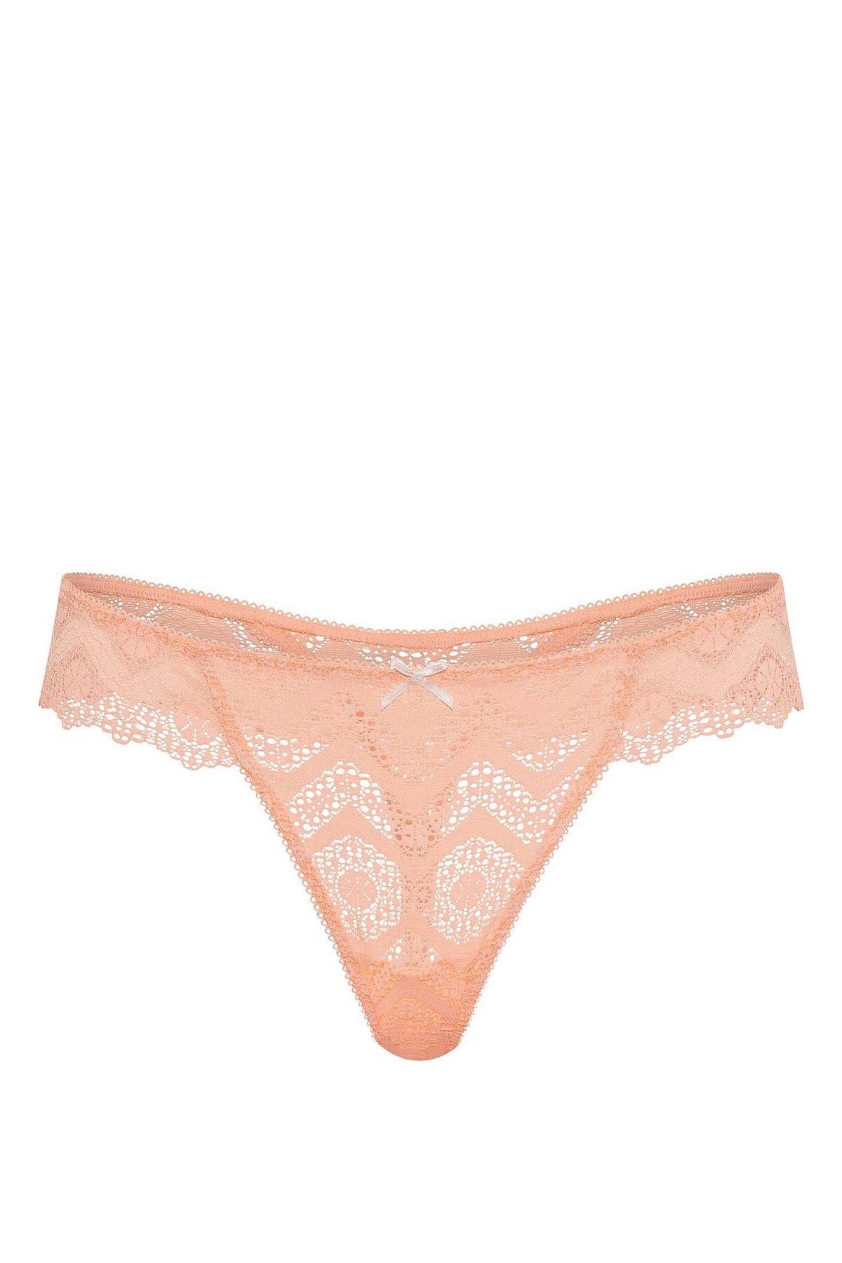 Мереживні трусики стрінги 882116156 orange Victoria`s Secret