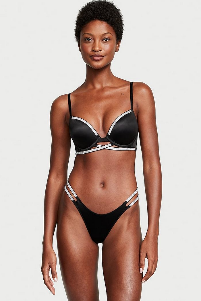 Трусики танга со стразами 90173421