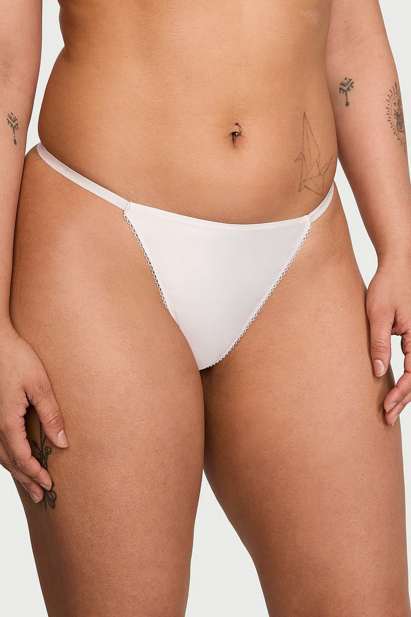 Трусики стринг с бантом 921597035 white