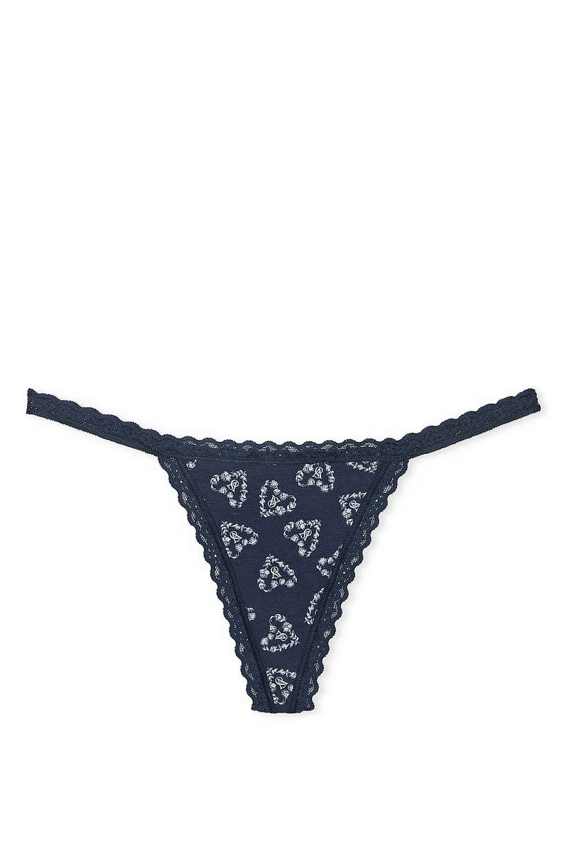 Хлопковые трусики стринг 926251317 blue