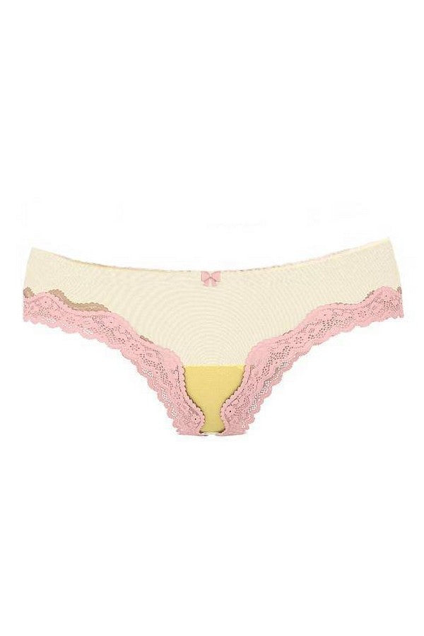 Трусики стрінги із мікросітки 926374167 yellow