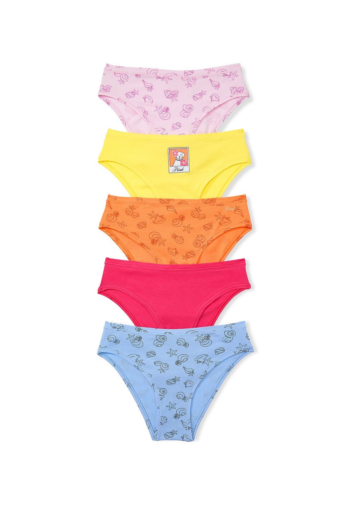 Бавовняні трусики 928070749 (5 шт.) multi Victoria`s Secret