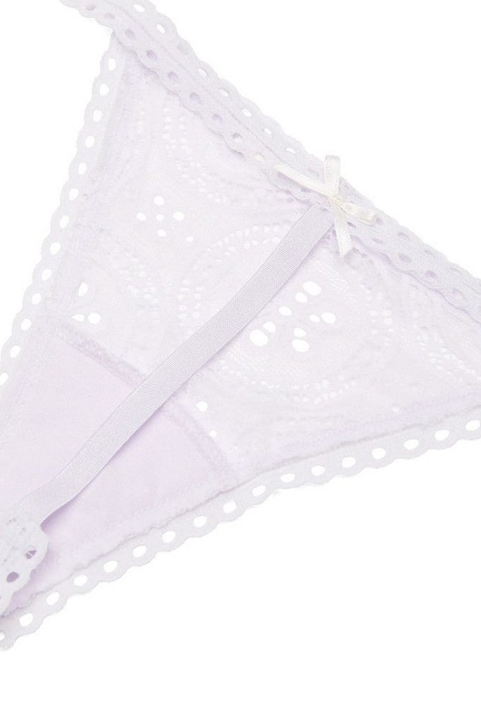 Кружевные трусики стринг 929215087 lilac
