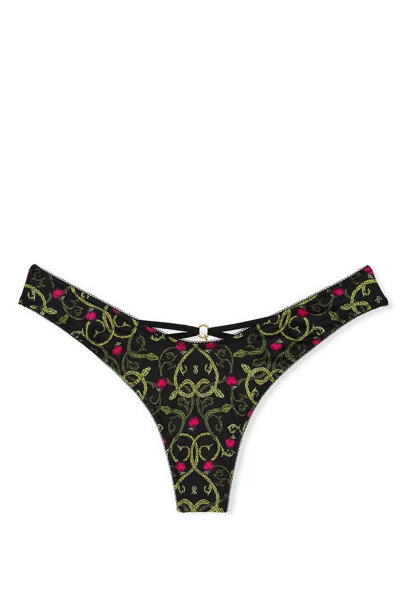 Трусики стрінги із принтом 941288324 black
