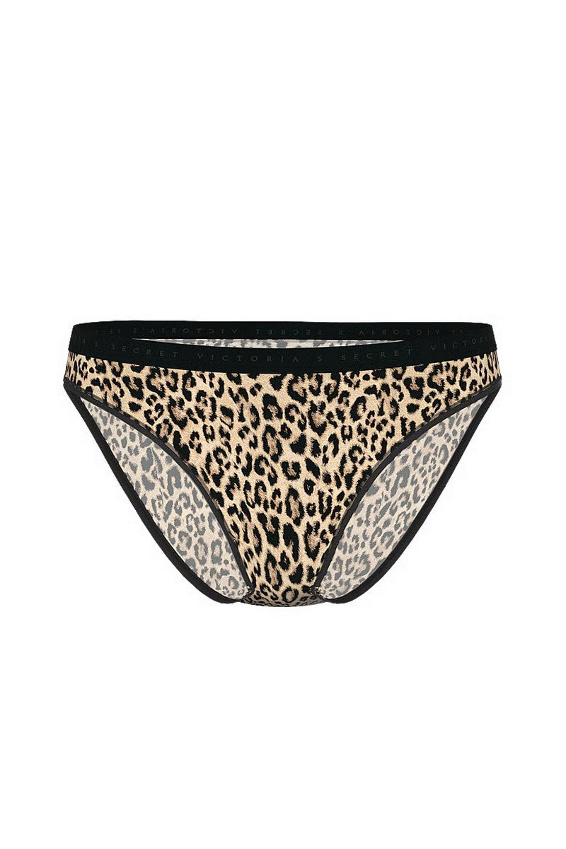 Трусики бікіні з принтом 953511621 leopard Victoria`s Secret