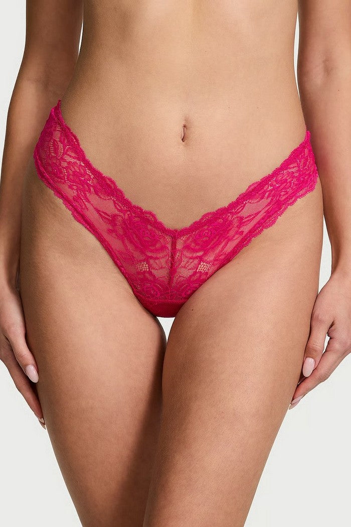 Кружевные трусики бразилиана 971462620 pink