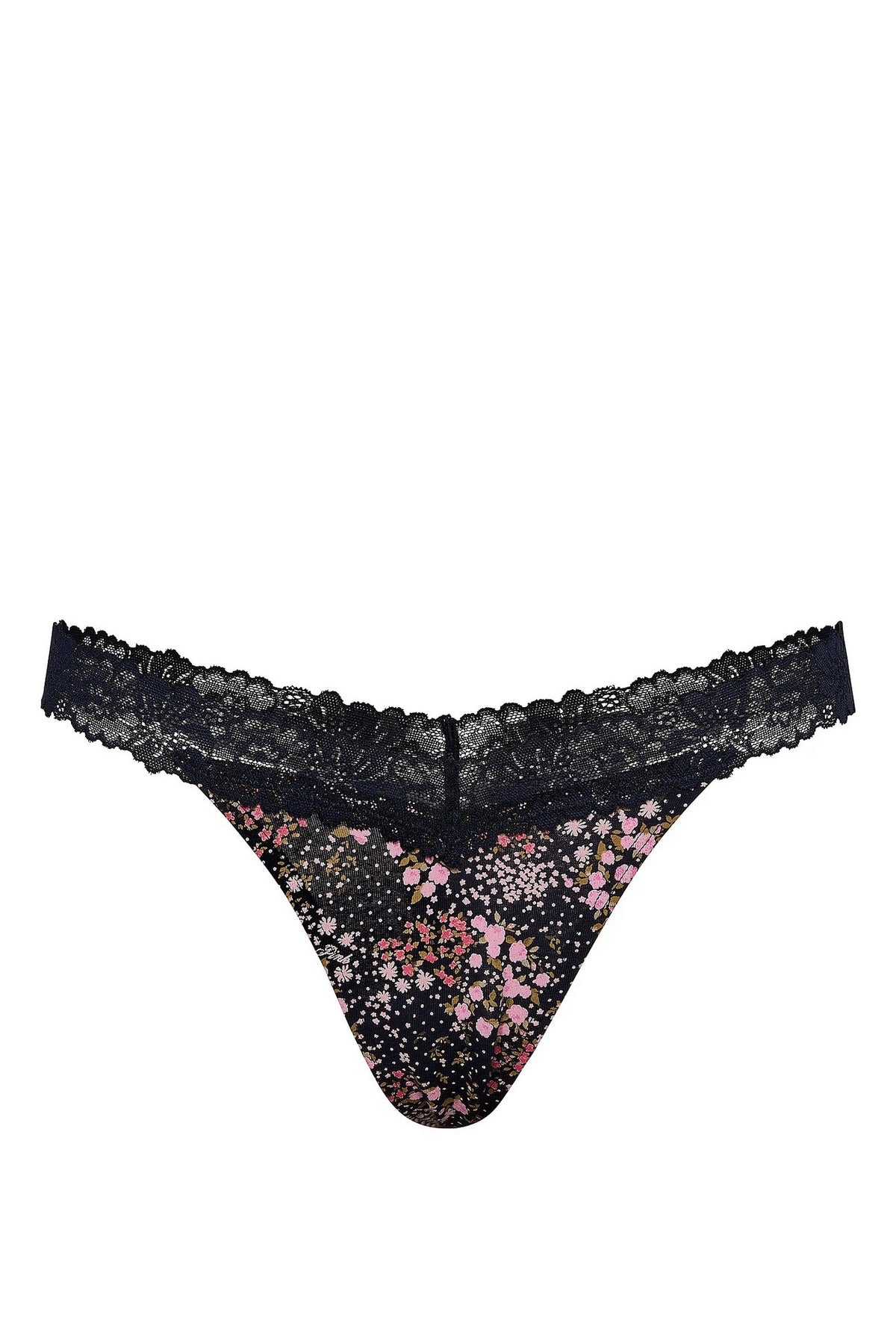 Мереживні трусики стрінги 975320827 blue Victoria`s Secret