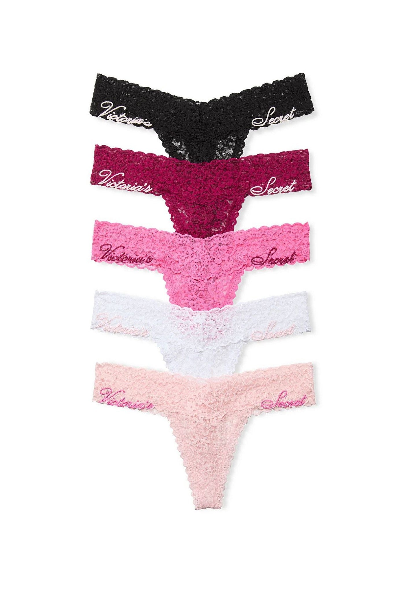 Кружевные трусики стринг 979426393 (5 шт.) multi