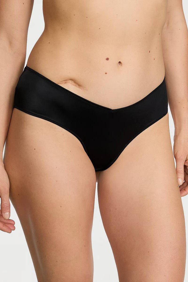 Гладкие трусики с ремешками 981124353 black