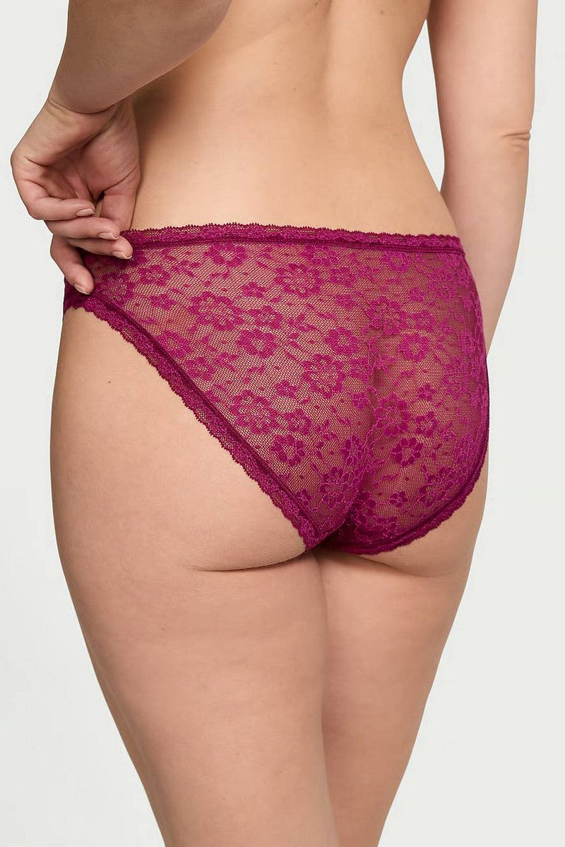 Кружевные трусики слип 99251892 bordo