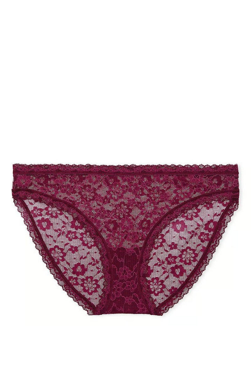 Кружевные трусики слип 99251892 bordo