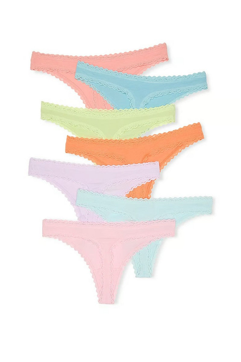 Хлопковые трусики стринг 996013170 multi (5 шт.)