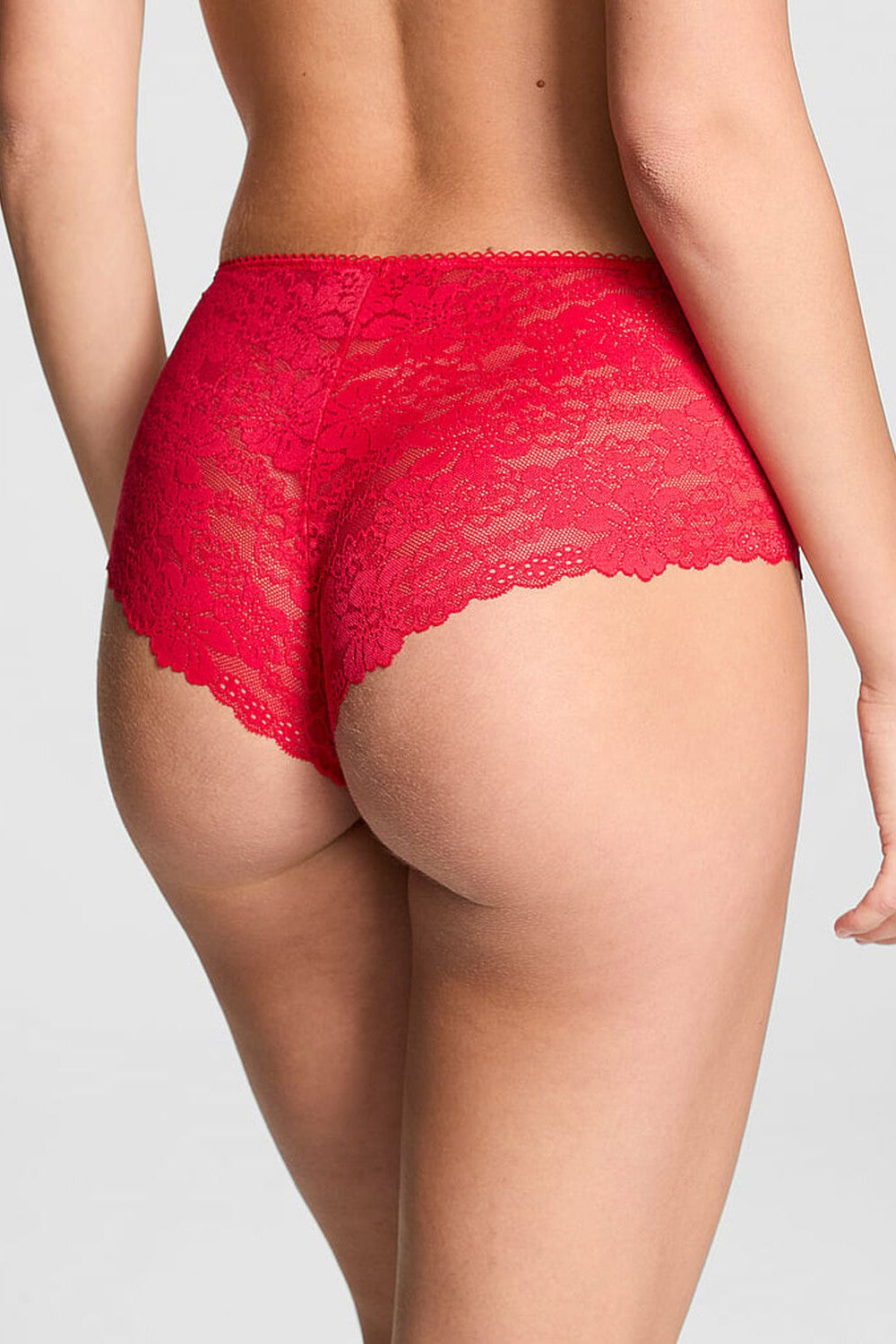 Трусики слип с кружевом 996774651 red