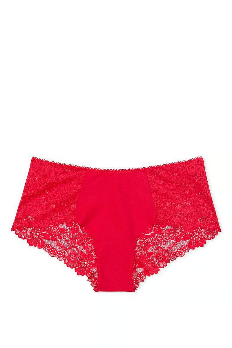 Трусики слип с кружевом 996774651 red