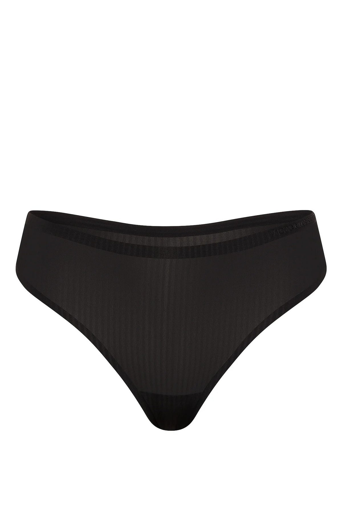 Гладкі трусики стрінги 996971118 Black Victoria`s Secret
