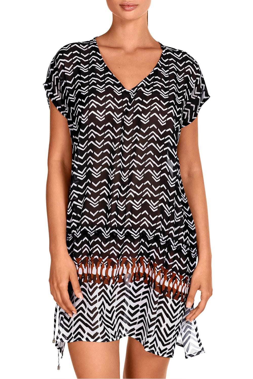 Пляжная туника 1719-CM multi