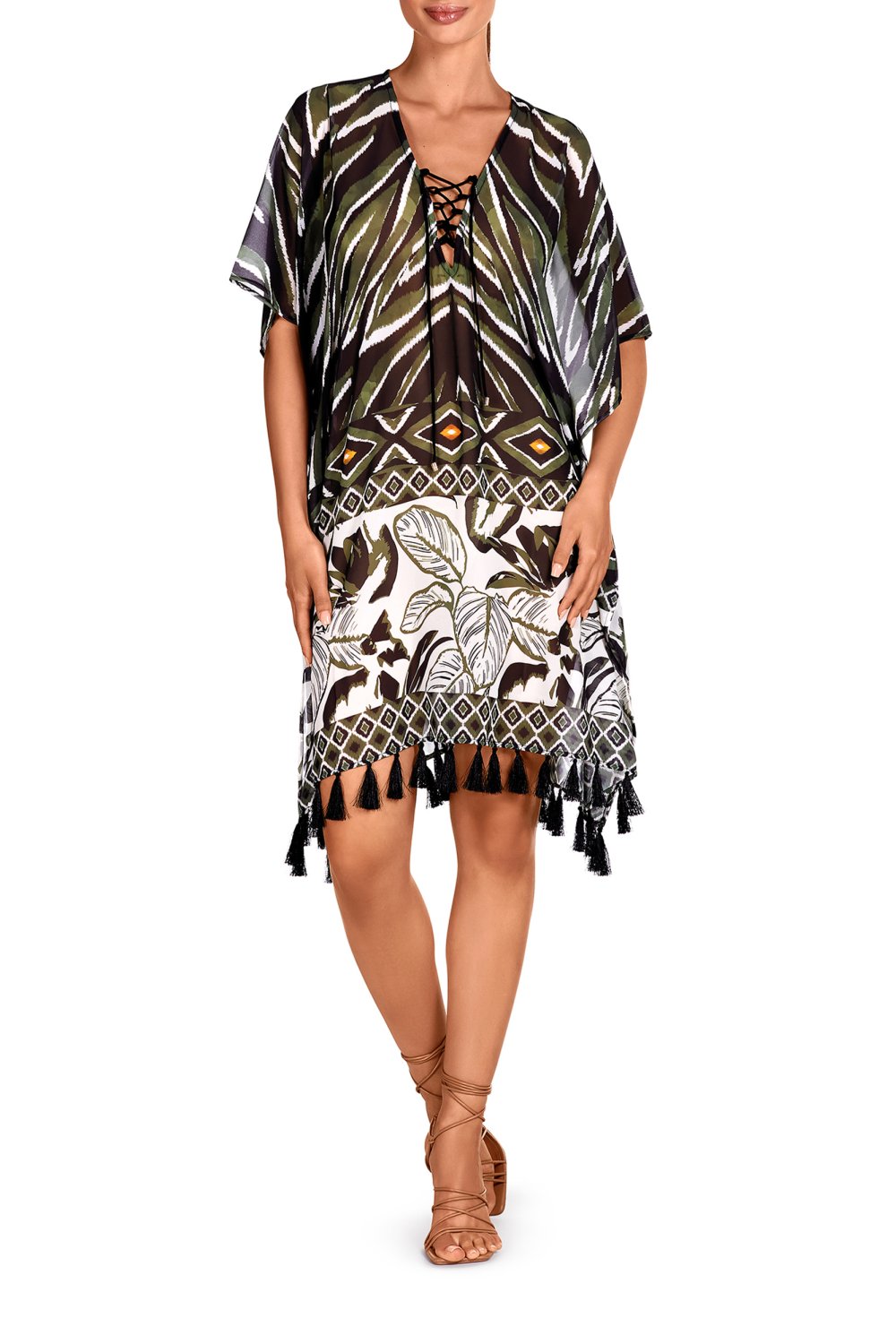 Пляжная туника 1732-CM multi