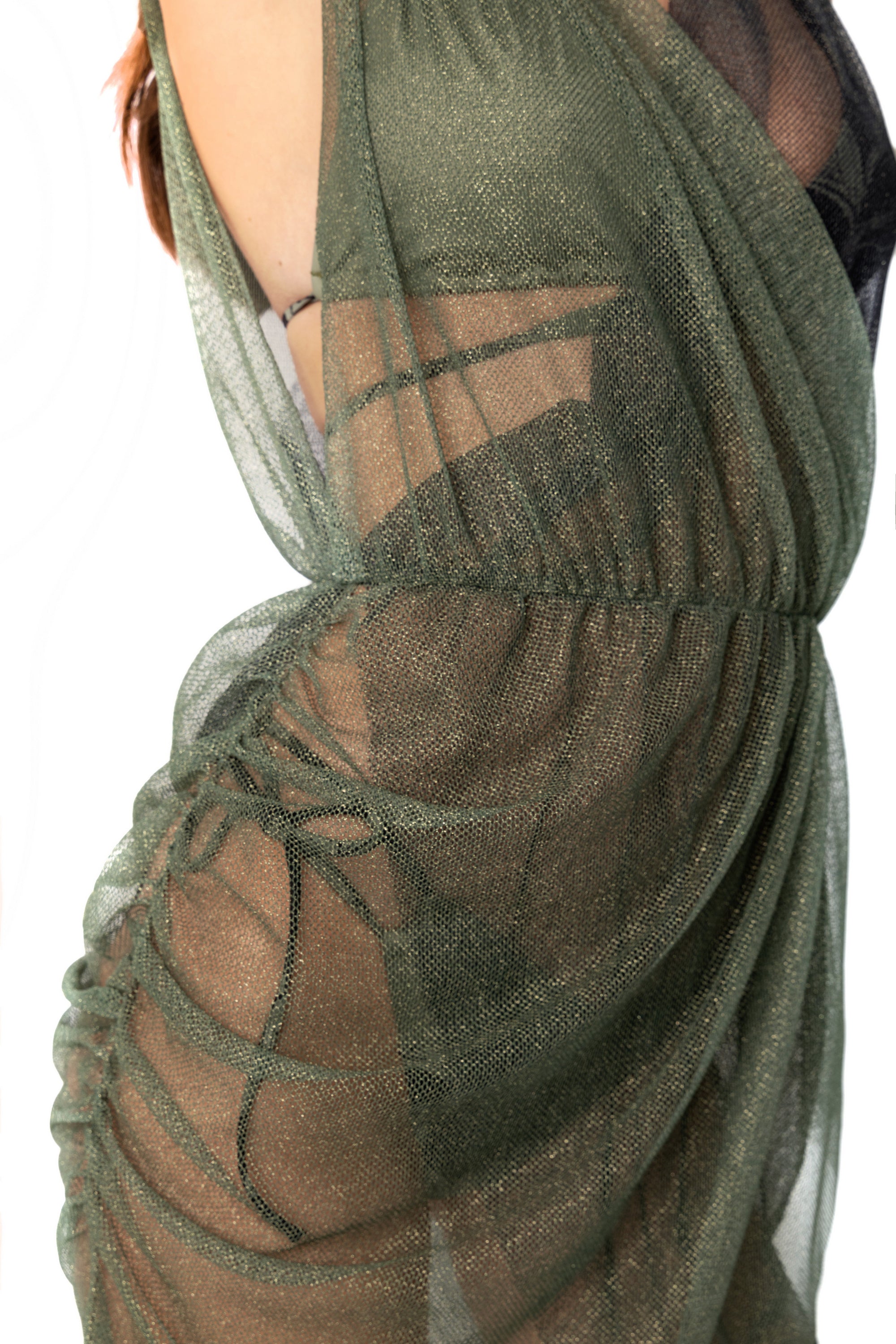 Пляжная туника 6813/31 Ernesta green/black