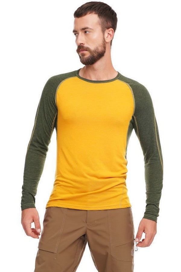 Мужская термофутболка Retezat Top Mns golden yellow/kombu green