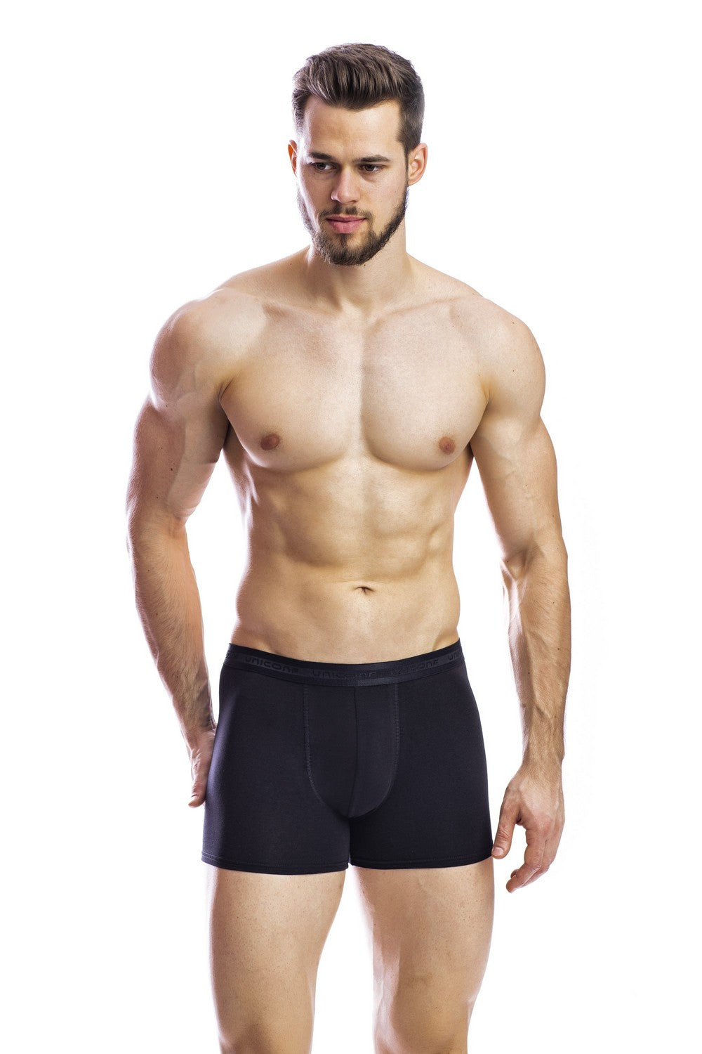 Мужские трусы шорты из хлопка UBB08 black (5 шт.)