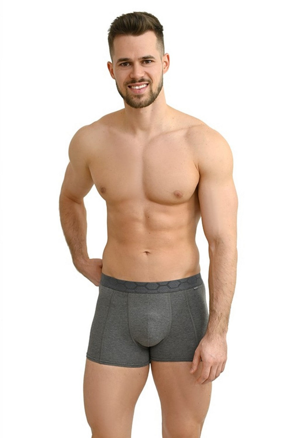 Мужские трусы шорты из хлопка UBB116 anthracite (5 шт.)