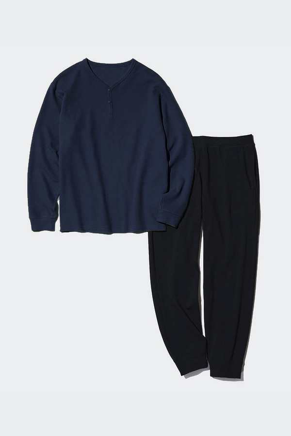 Мужская пижама из хлопка 176311045 black/blue