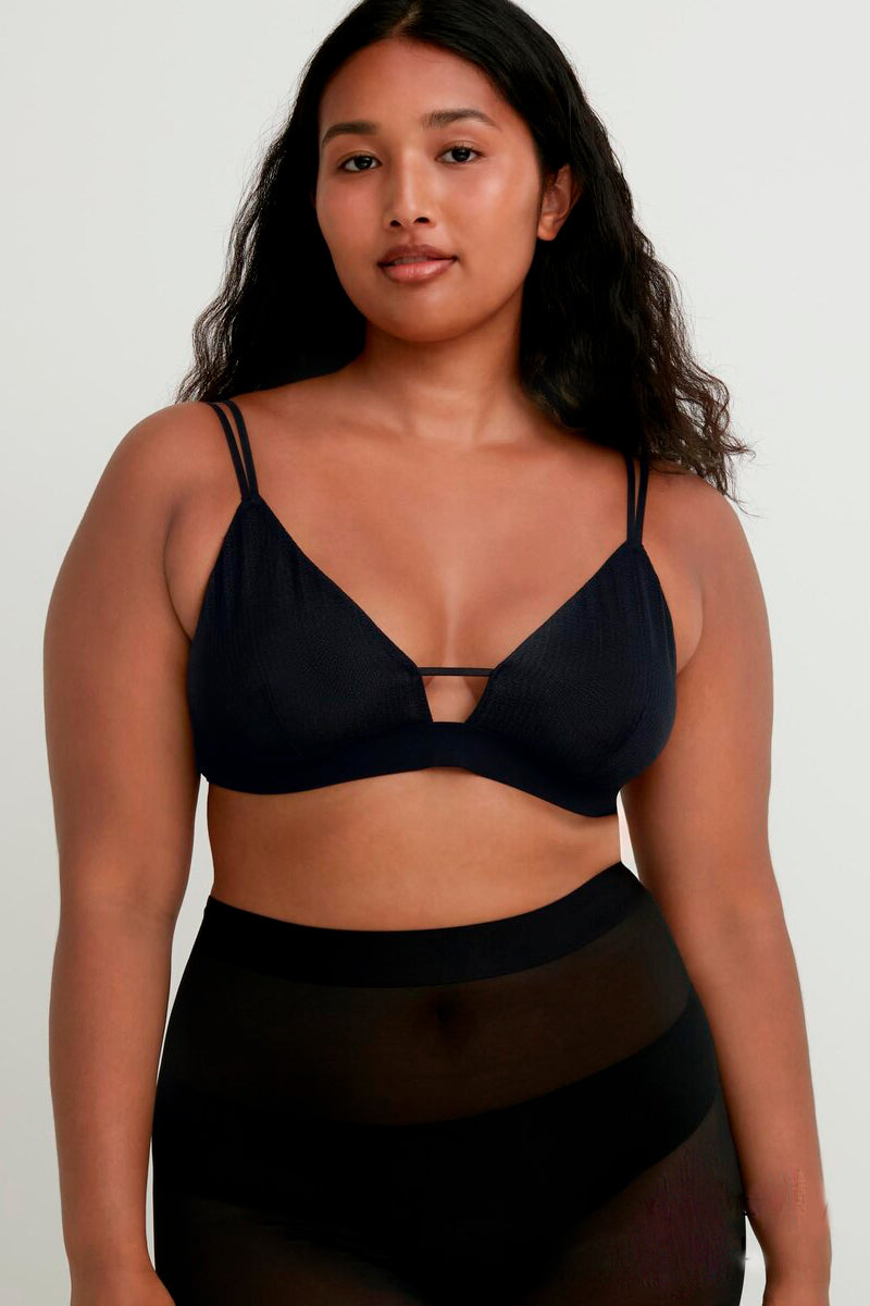 Мягкий бюстгальтер без косточек 346792894 black