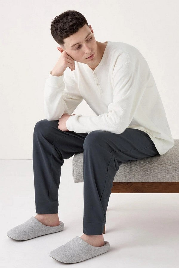 Мужская пижама из хлопка 705581567 white/gray