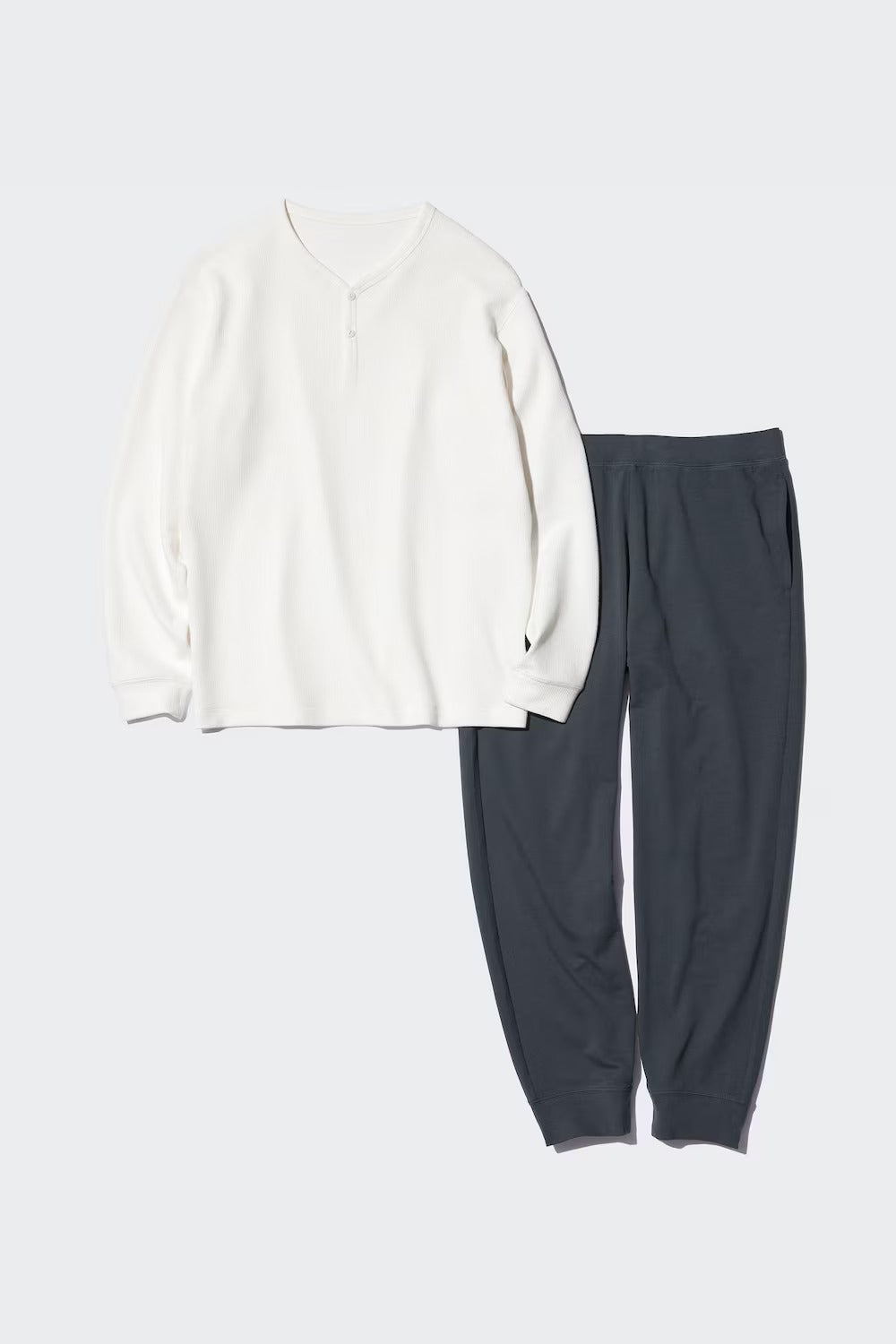 Мужская пижама из хлопка 705581567 white/gray