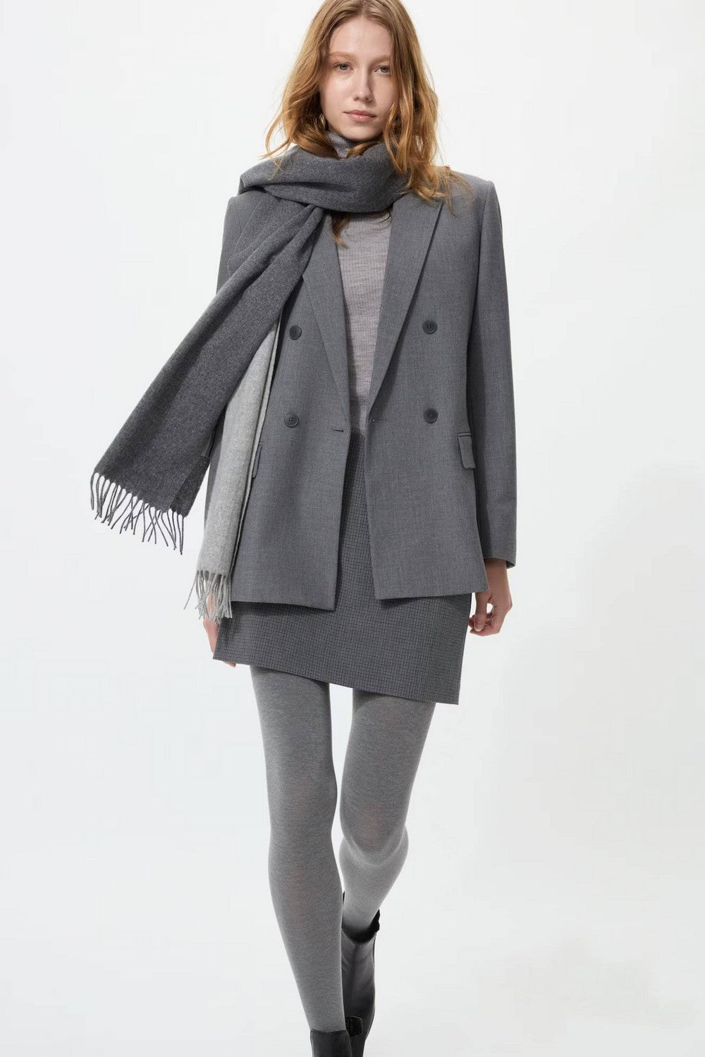 Акриловые термоколготки 859271073 gray