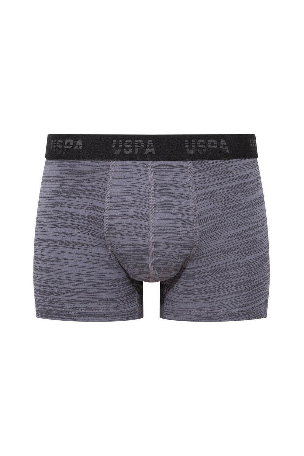 Мужские трусы шорты из хлопка 80505 anthracite/black/printed (3 шт.)