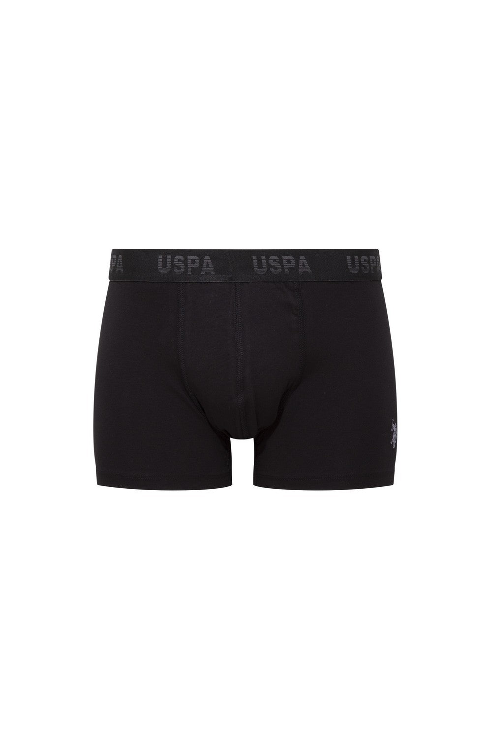 Мужские трусы шорты из хлопка 80505 anthracite/black/printed (3 шт.)