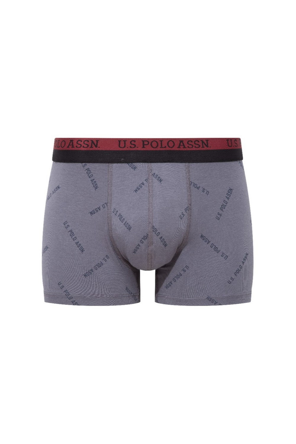 Мужские трусы шорты 80522 printed/burgundy/black (3 шт.)